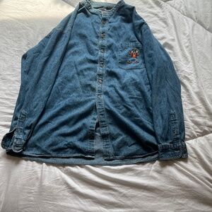 Vintage 90s jean shirt